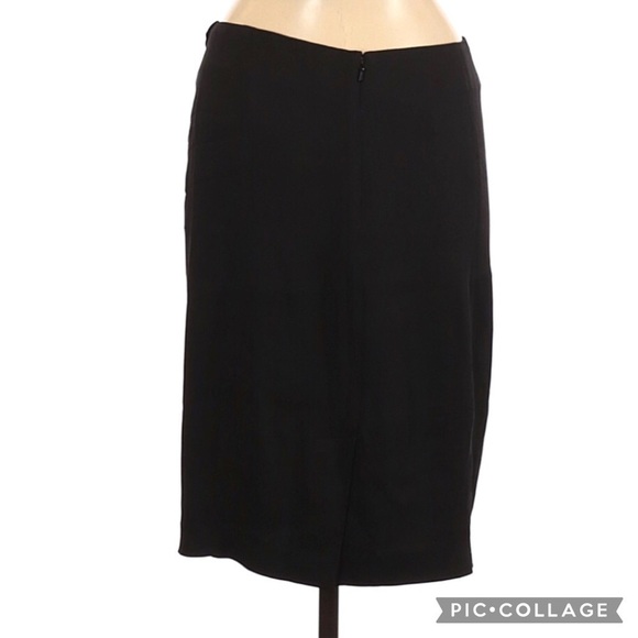 Vera Wang Collection Silk Twist Detail Skirt - Picture 2 of 3